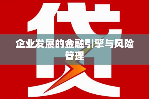 桑日企业发展的金融引擎与风险管理