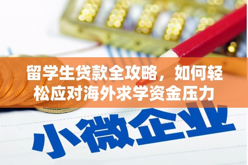 桑日留学生贷款全攻略，如何轻松应对海外求学资金压力