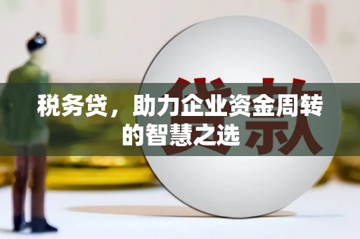 桑日税务贷，助力企业资金周转的智慧之选