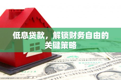 桑日低息贷款，解锁财务自由的关键策略