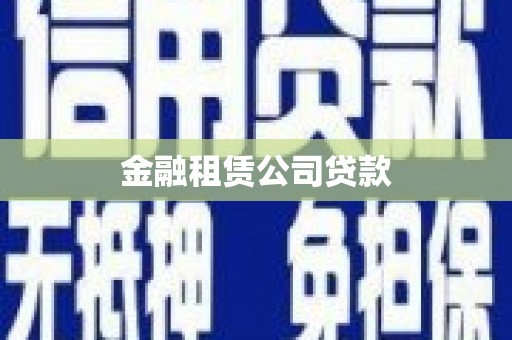 桑日金融租赁公司贷款