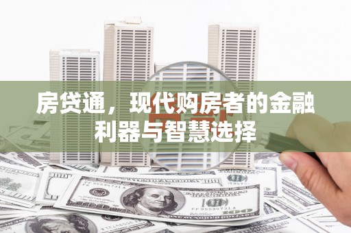 桑日房贷通，现代购房者的金融利器与智慧选择