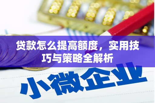 桑日贷款怎么提高额度，实用技巧与策略全解析