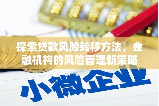 桑日探索贷款风险转移方法，金融机构的风险管理新策略
