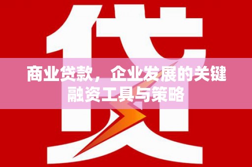 桑日商业贷款，企业发展的关键融资工具与策略