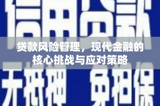 桑日贷款风险管理，现代金融的核心挑战与应对策略