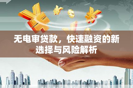 桑日无电审贷款，快速融资的新选择与风险解析