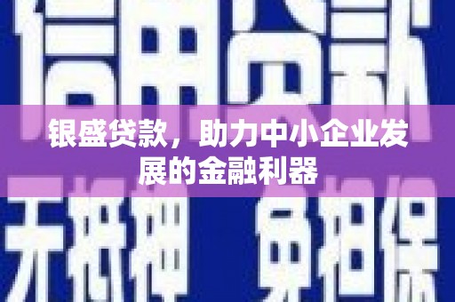 桑日银盛贷款，助力中小企业发展的金融利器