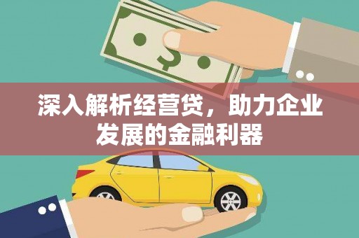 桑日深入解析经营贷，助力企业发展的金融利器