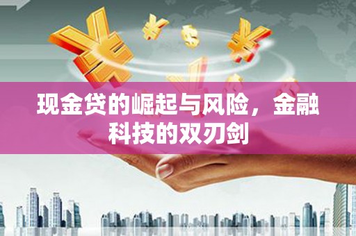 桑日现金贷的崛起与风险，金融科技的双刃剑