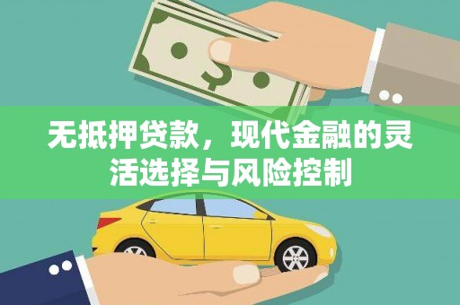 桑日无抵押贷款，现代金融的灵活选择与风险控制