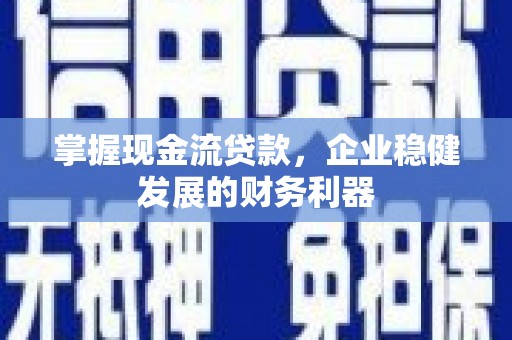 桑日掌握现金流贷款，企业稳健发展的财务利器