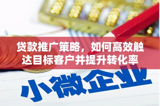 桑日贷款推广策略，如何高效触达目标客户并提升转化率