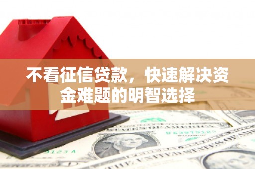 桑日不看征信贷款，快速解决资金难题的明智选择