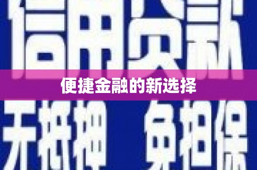 桑日便捷金融的新选择