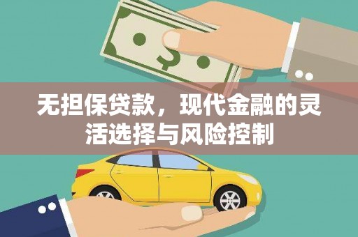 桑日无担保贷款，现代金融的灵活选择与风险控制