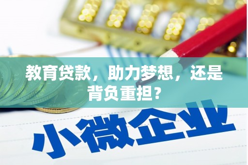 桑日教育贷款，助力梦想，还是背负重担？