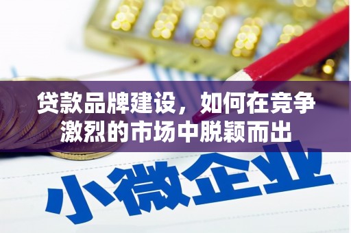 桑日贷款品牌建设，如何在竞争激烈的市场中脱颖而出