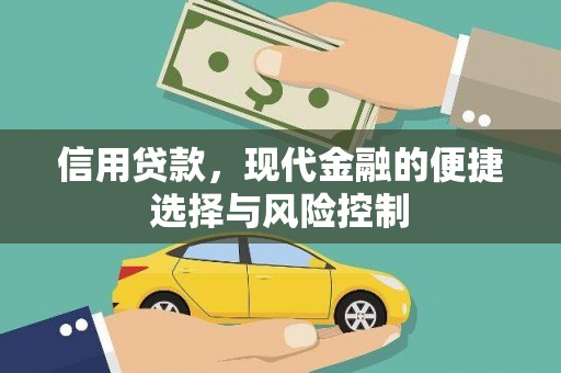 桑日信用贷款，现代金融的便捷选择与风险控制
