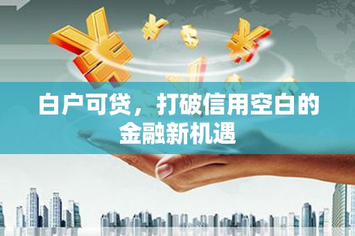 桑日白户可贷，打破信用空白的金融新机遇