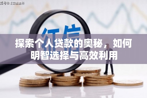 桑日探索个人贷款的奥秘，如何明智选择与高效利用