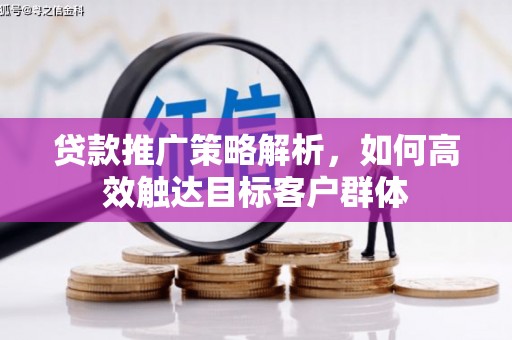 桑日贷款推广策略解析，如何高效触达目标客户群体