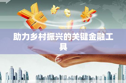 桑日助力乡村振兴的关键金融工具