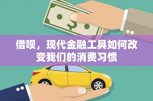 桑日借呗，现代金融工具如何改变我们的消费习惯