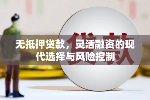 桑日无抵押贷款，灵活融资的现代选择与风险控制