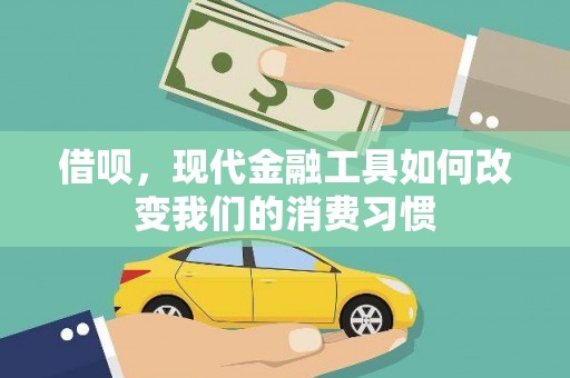 桑日借呗，现代金融工具如何改变我们的消费习惯