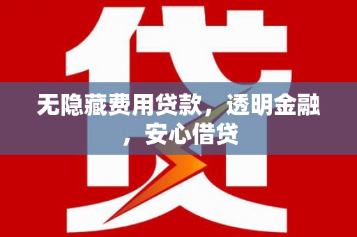 桑日无隐藏费用贷款，透明金融，安心借贷
