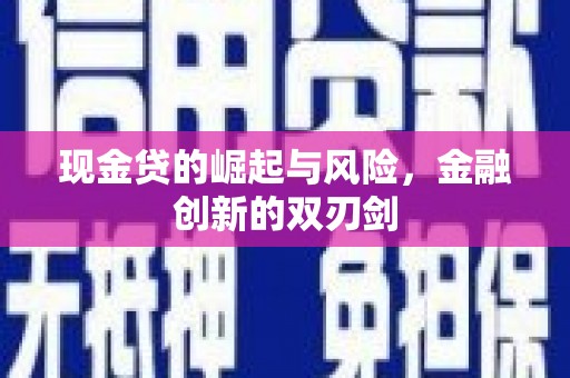 桑日现金贷的崛起与风险，金融创新的双刃剑