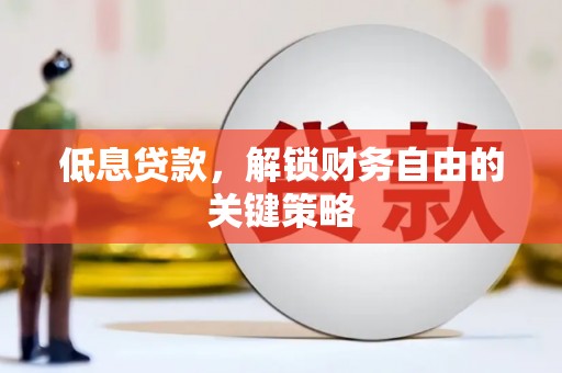 桑日低息贷款，解锁财务自由的关键策略