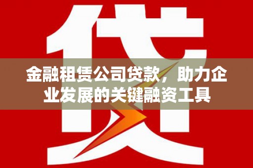 桑日金融租赁公司贷款，助力企业发展的关键融资工具