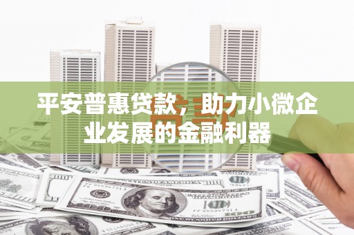 桑日平安普惠贷款，助力小微企业发展的金融利器