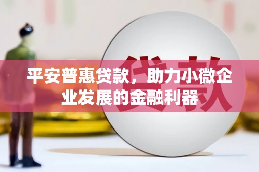桑日平安普惠贷款，助力小微企业发展的金融利器