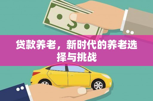 桑日贷款养老，新时代的养老选择与挑战