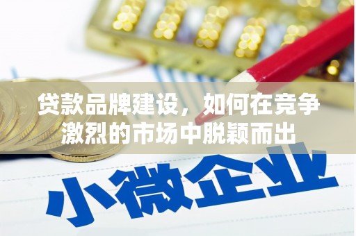 桑日贷款品牌建设，如何在竞争激烈的市场中脱颖而出