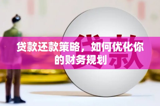 桑日贷款还款策略，如何优化你的财务规划