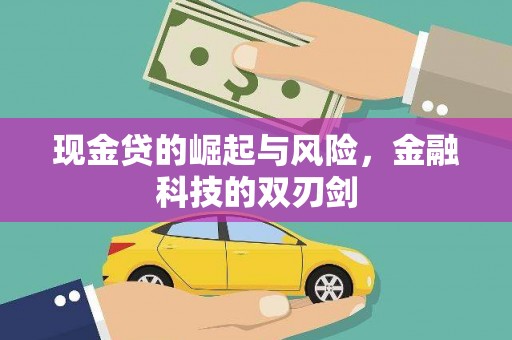 桑日现金贷的崛起与风险，金融科技的双刃剑