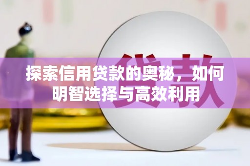 桑日探索信用贷款的奥秘，如何明智选择与高效利用