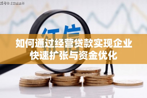 桑日如何通过经营贷款实现企业快速扩张与资金优化