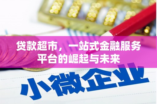 桑日贷款超市，一站式金融服务平台的崛起与未来