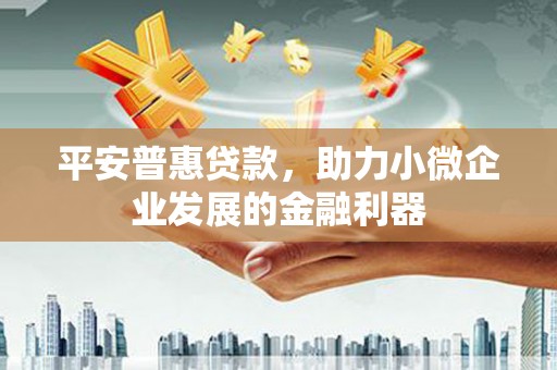 桑日平安普惠贷款，助力小微企业发展的金融利器