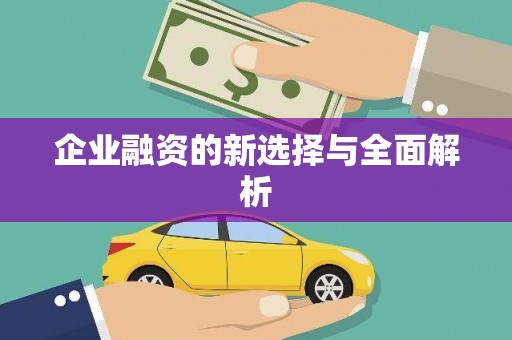桑日企业融资的新选择与全面解析