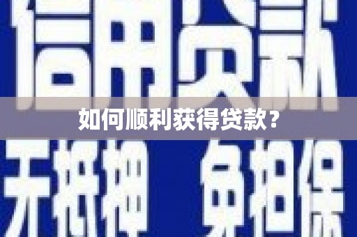 桑日如何顺利获得贷款？