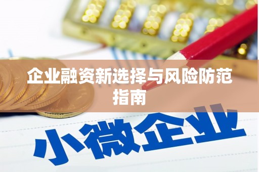 桑日企业融资新选择与风险防范指南