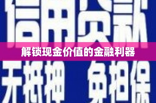 桑日解锁现金价值的金融利器