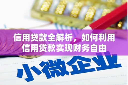 桑日信用贷款全解析，如何利用信用贷款实现财务自由